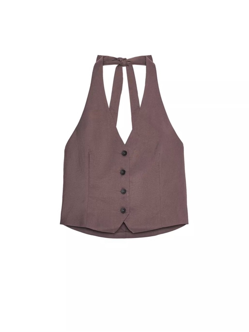 Zara Mauve Halter Vest Camisole